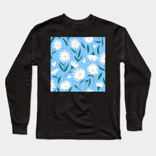 Daisy blue Long Sleeve T-Shirt